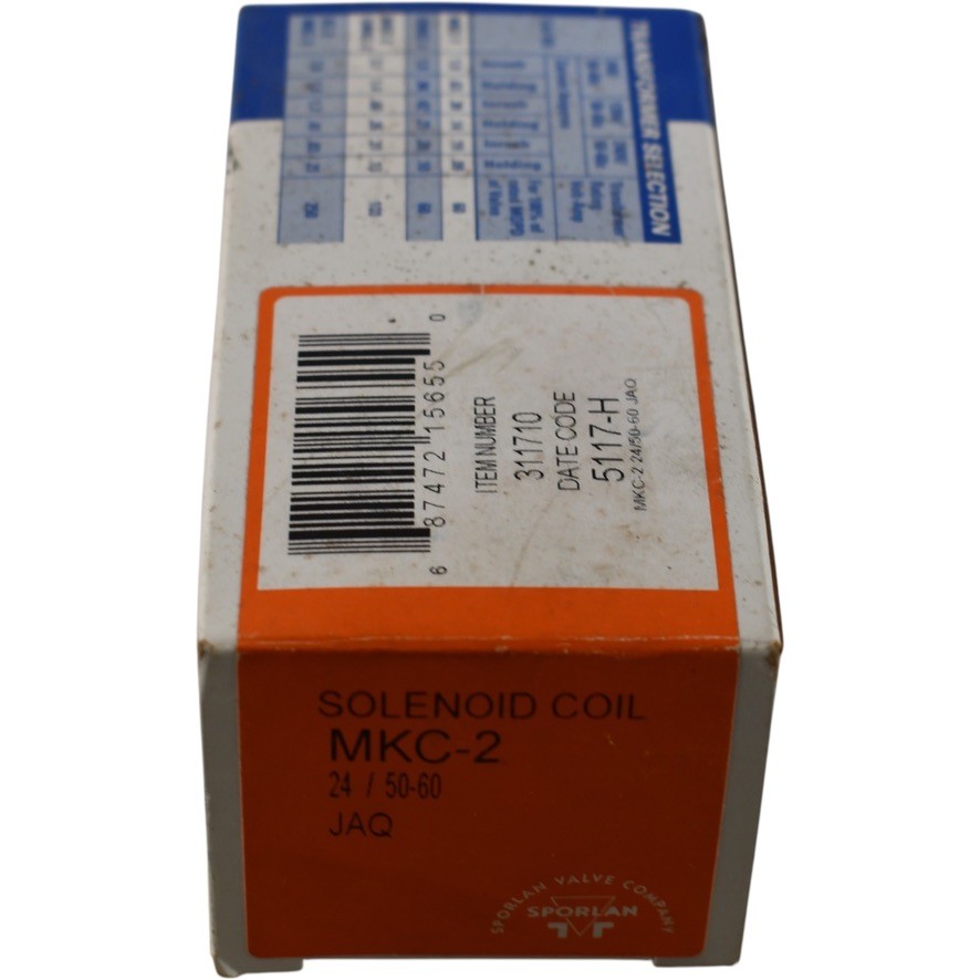 NEW Sporlan MKC-2 Solenoid Coil 24V 50/60Hz Replacement HVAC Part
