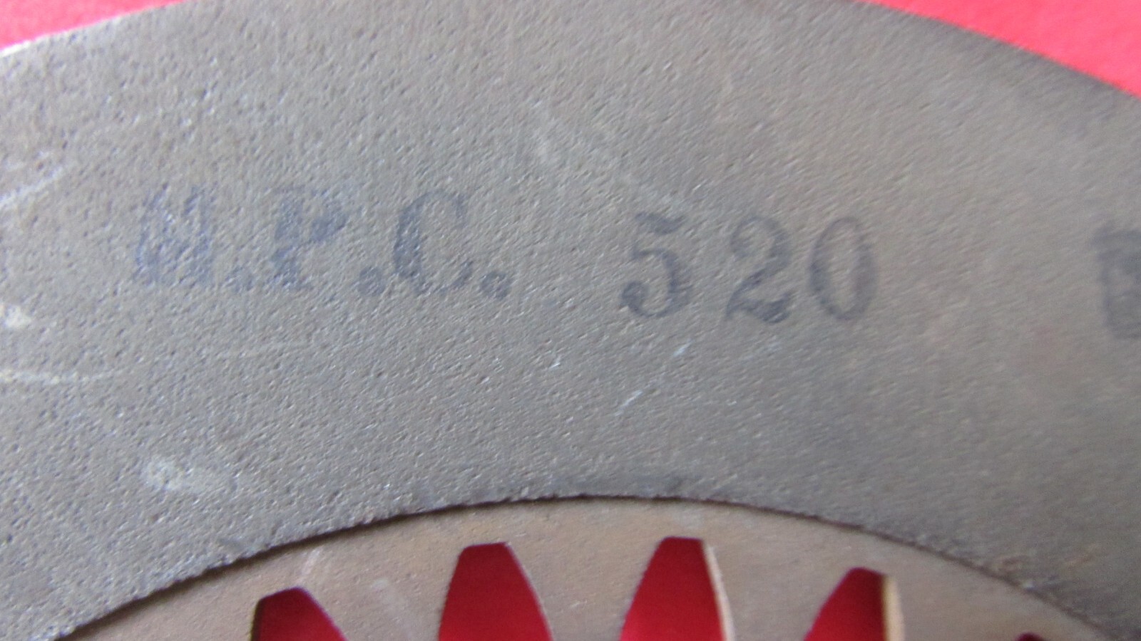 Friction brake Pad for Electric Hoist MPC520 6-3/4″ OD, 3.800 ID, 32 TEETH .114