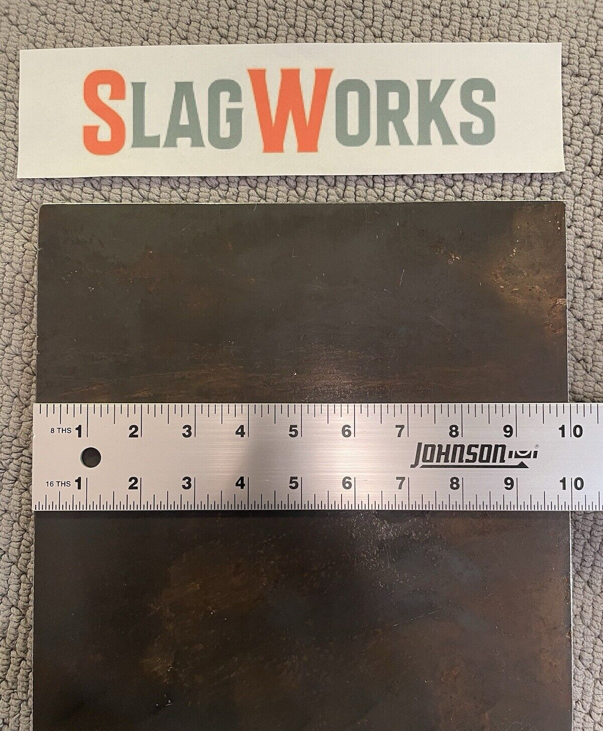 3/8x10x12 inch steel plate 10”x12” A36 Hot Roll Flat .375″ Thick
