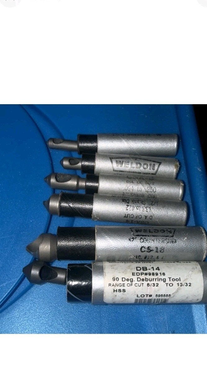 Weldon Machining Lot (25 Pieces)