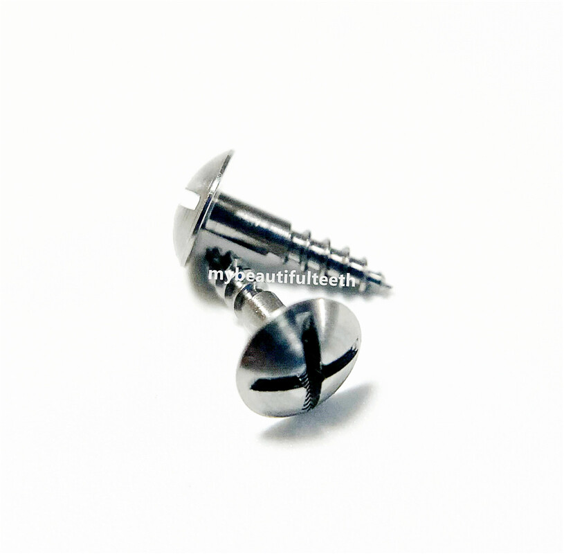 10Pcs Dental GBR Thread Tent Screw Guide Bone Regeneration Membrane Half Screws