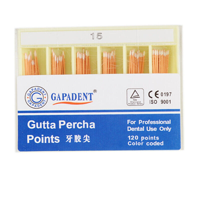 Dental GAPADENT Endodontic Gutta Percha Taper 0.02/0.04/0.06/F1-F3 For Choose