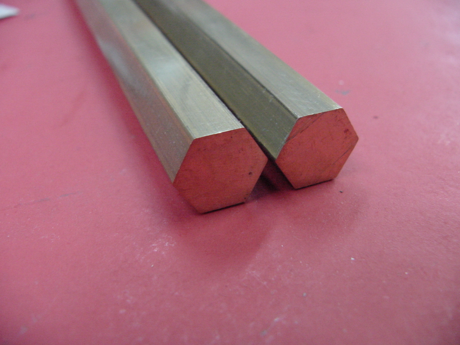 2 Pieces 5/16″ C360 BRASS HEX BAR 8″ long New Lathe Bar Stock .312″ 1/2 Hard