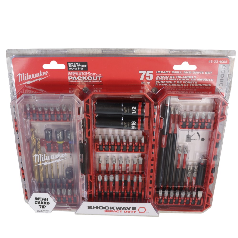 Milwaukee 48-32-4098 Impact Duty Drill, Drive & Fasten Set