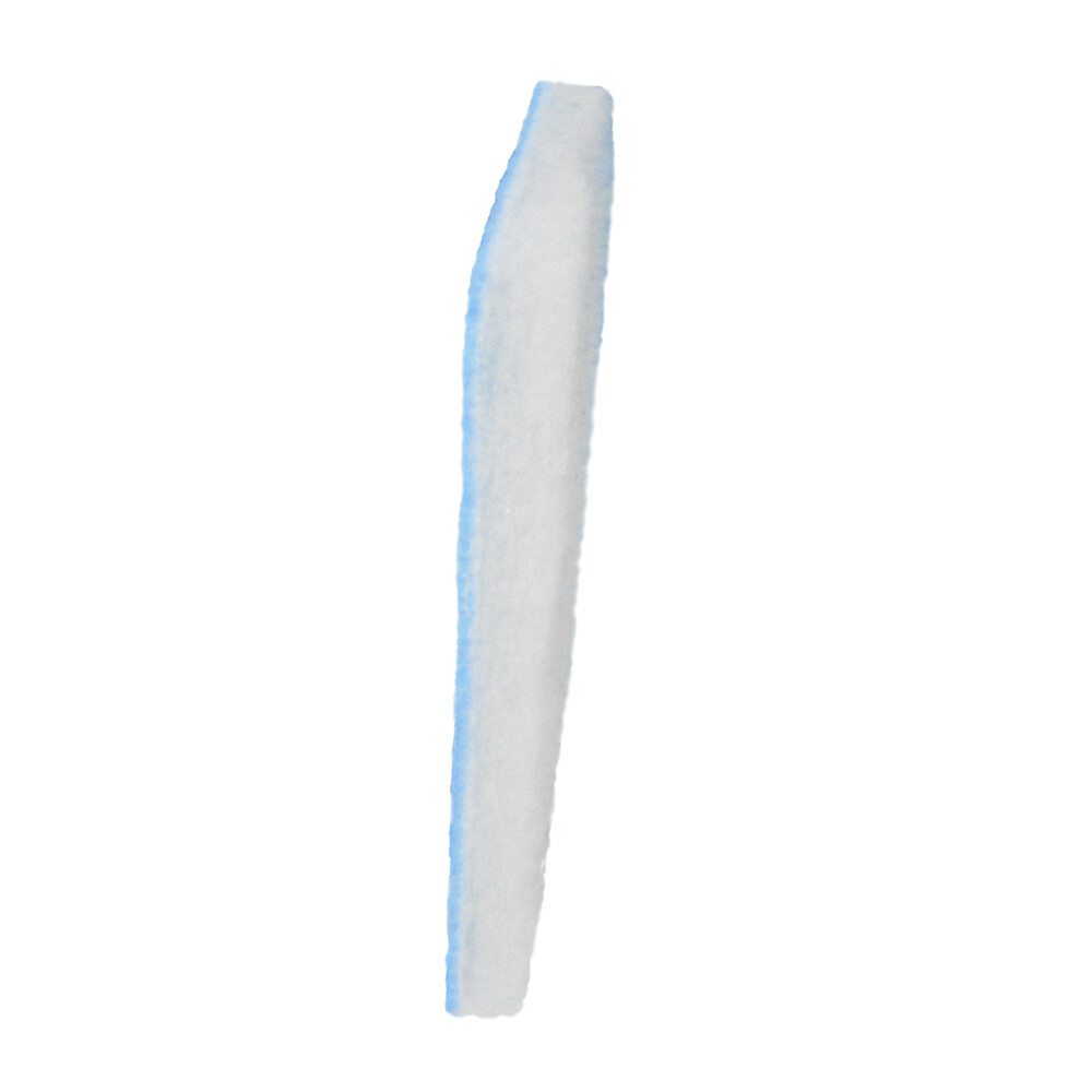 25 inch wide HVAC/Air Filter Media Roll, Blue /White MERV8 Polyester, 10 FEET