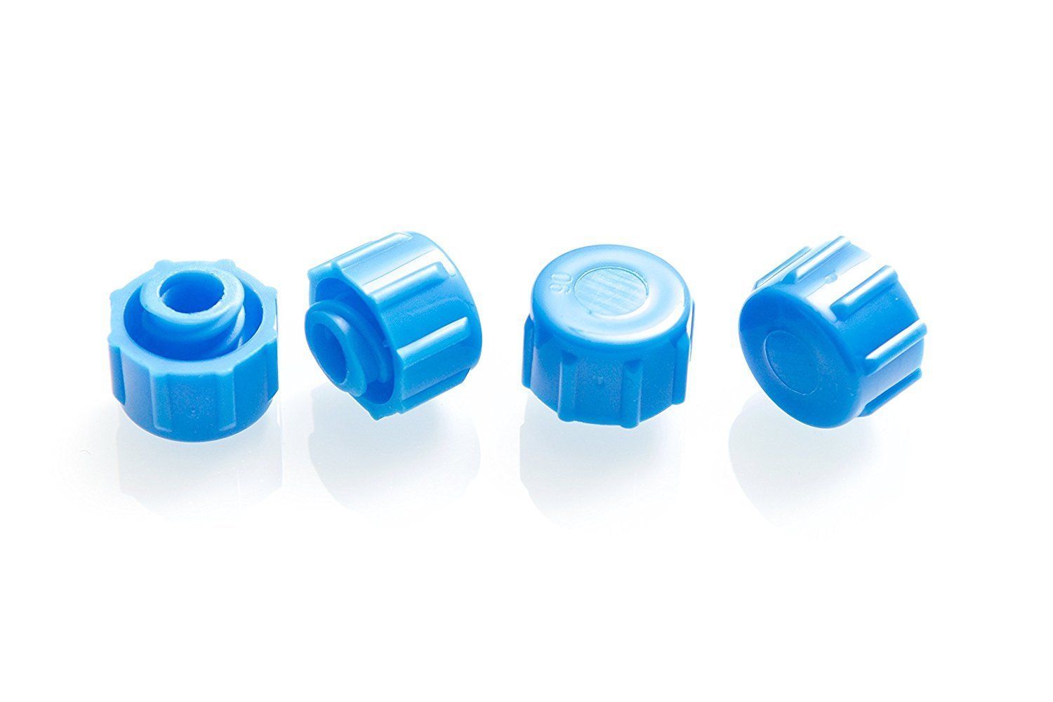 Global Medical Products Syringe Tip Caps – QTY 100 – Blue