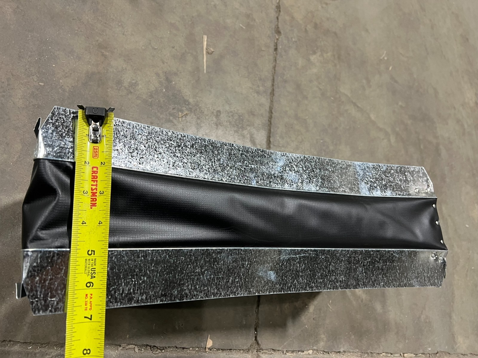 Duct canvas connector