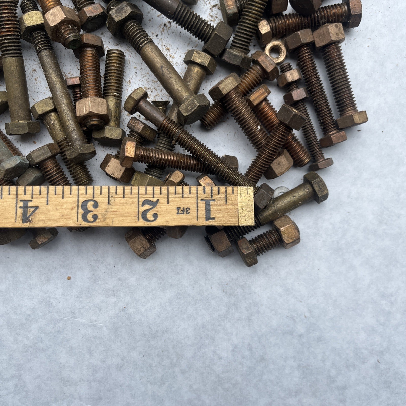Over 5 Pounds Brass Bronze Cap Screws Etc 1/4 ,5/16 ,3/8