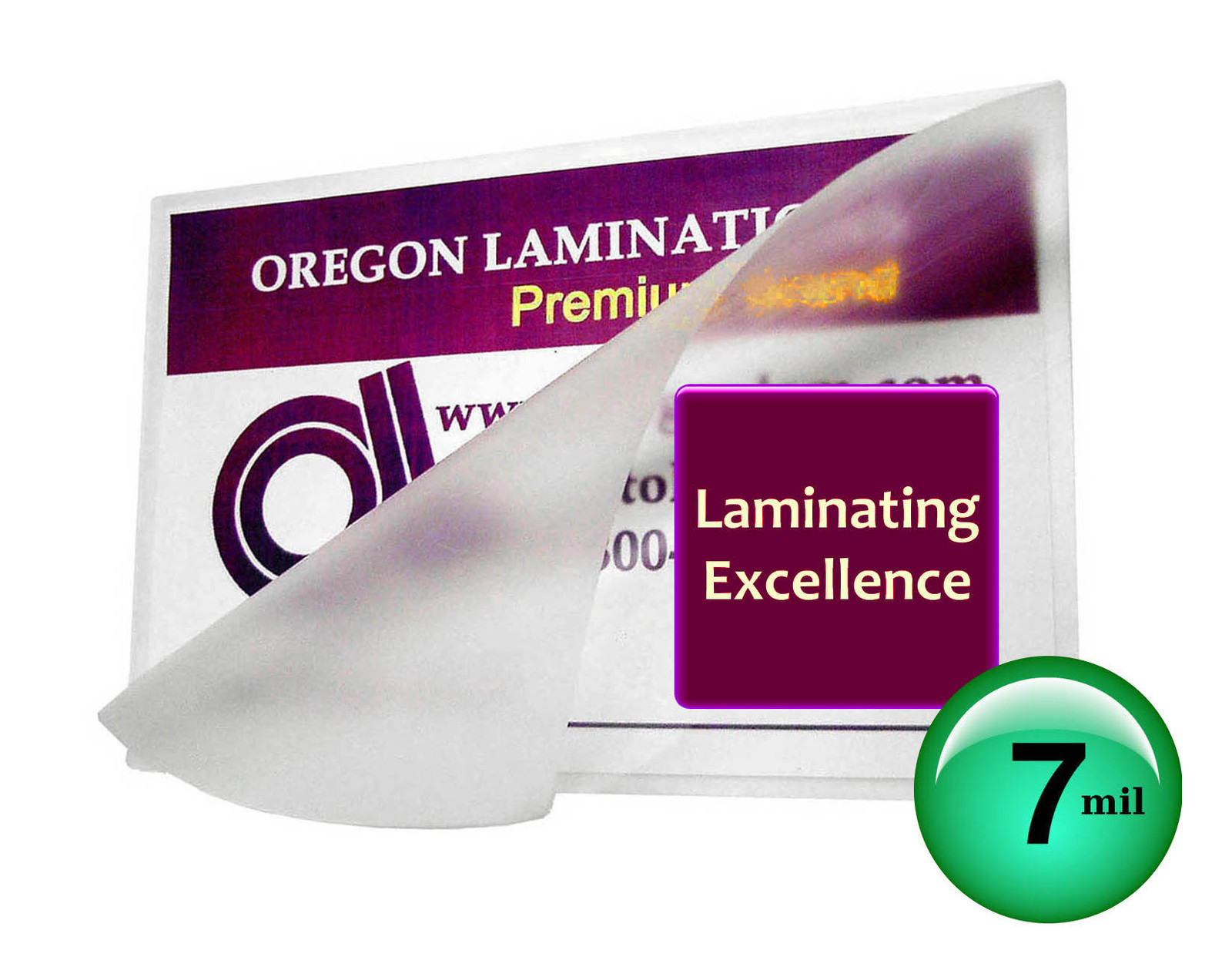 School ID Cards 7 Mil Hot Laminating Pouches 2-1/2 x 3-5/8 (100/pack) Clear