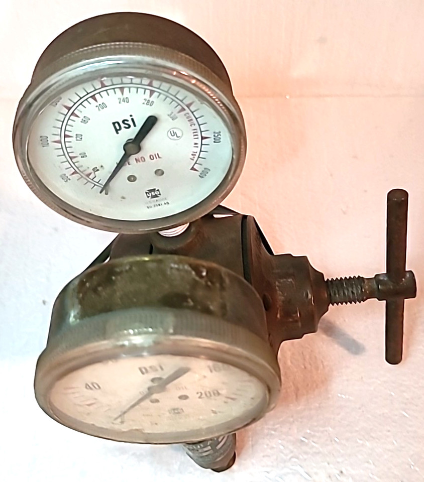 Airco 0806-8456 Oxygen Regulator 200 Psi 540 Rebuilt