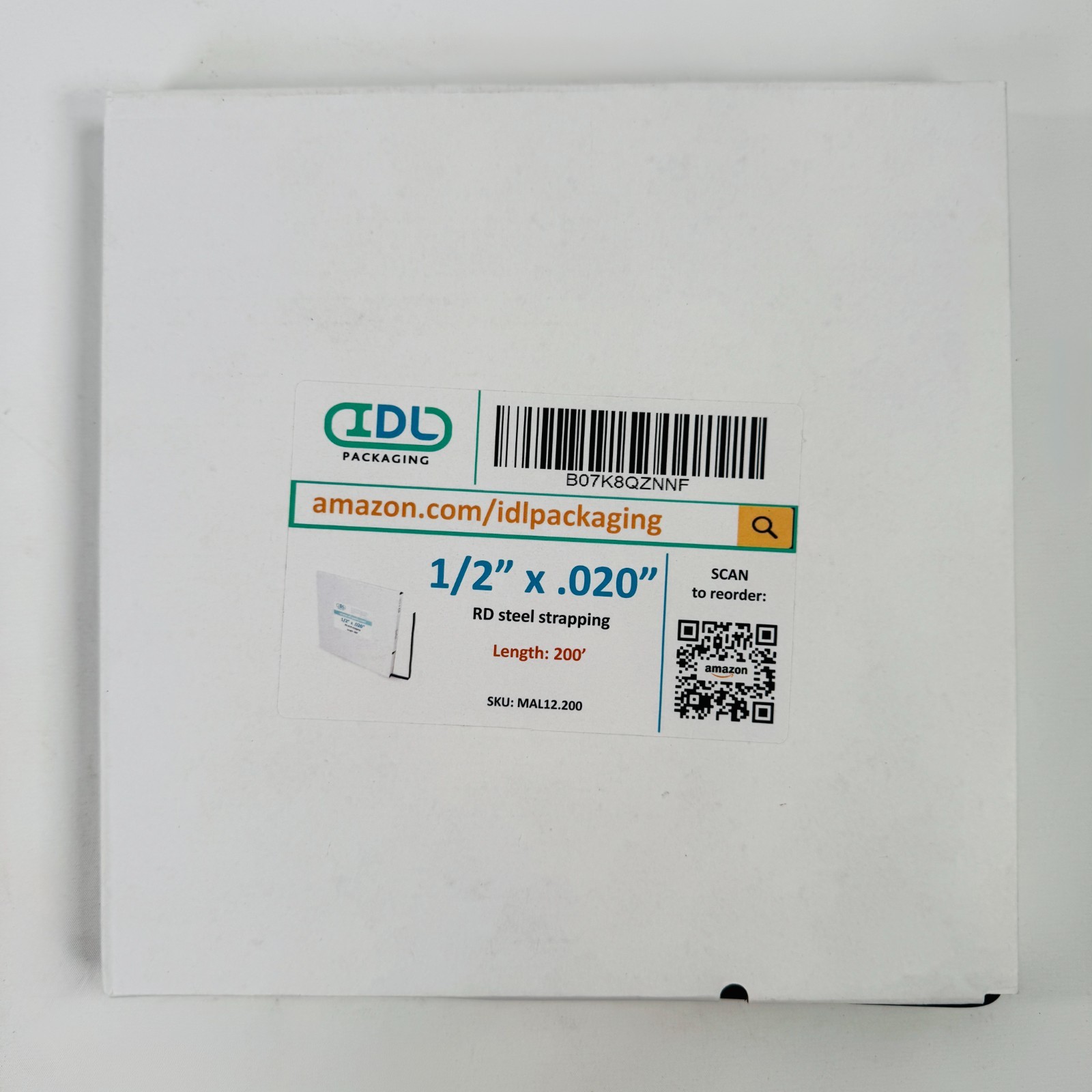 IDL Packaging Portable 1/2″ x 200′ Steel Strapping Kit, 1100 lbs Break Strength