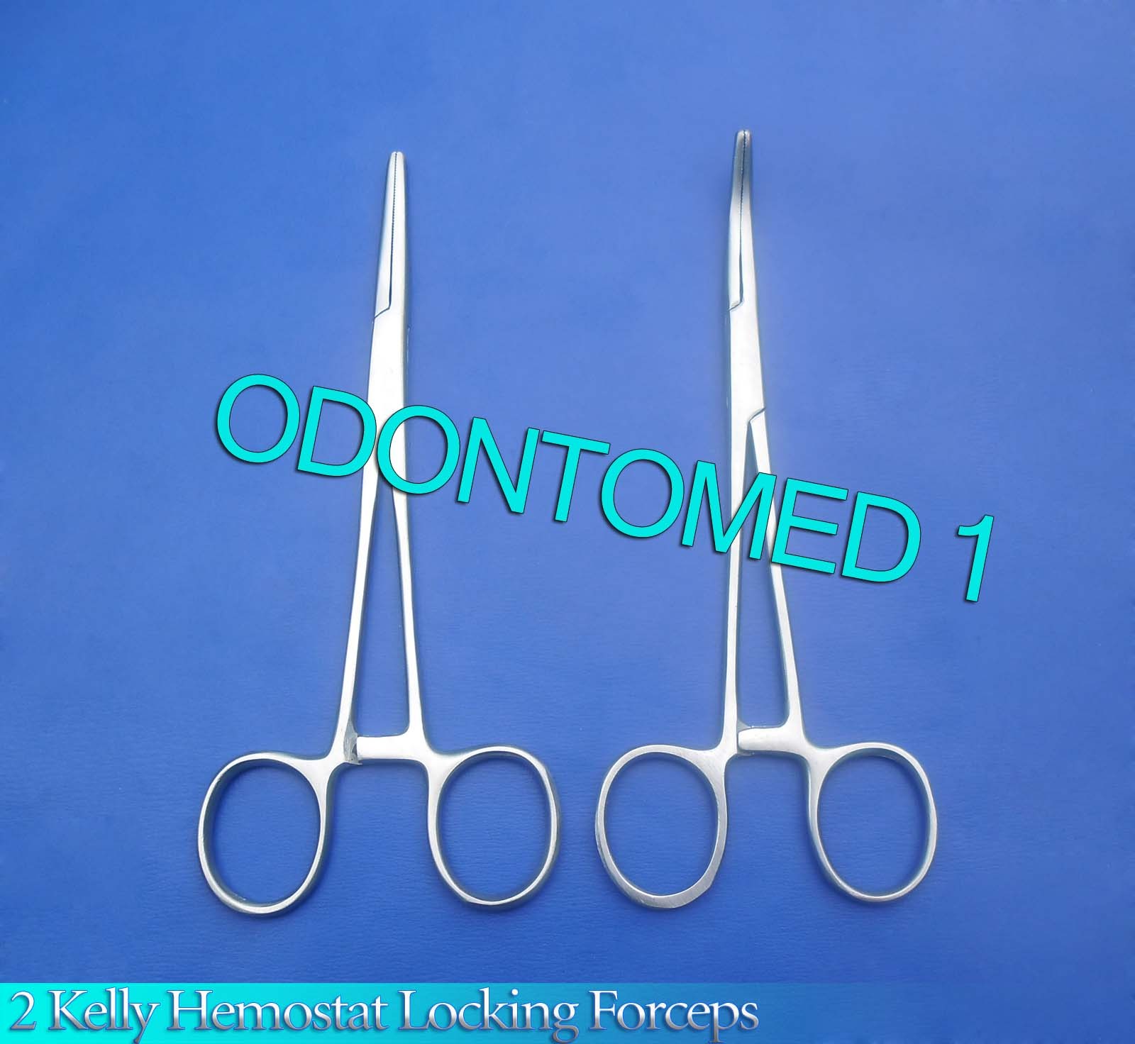 5.5″ 5 1/2 Hemostat Kelly Forceps Medical Curved And Straight – 2 Pieces