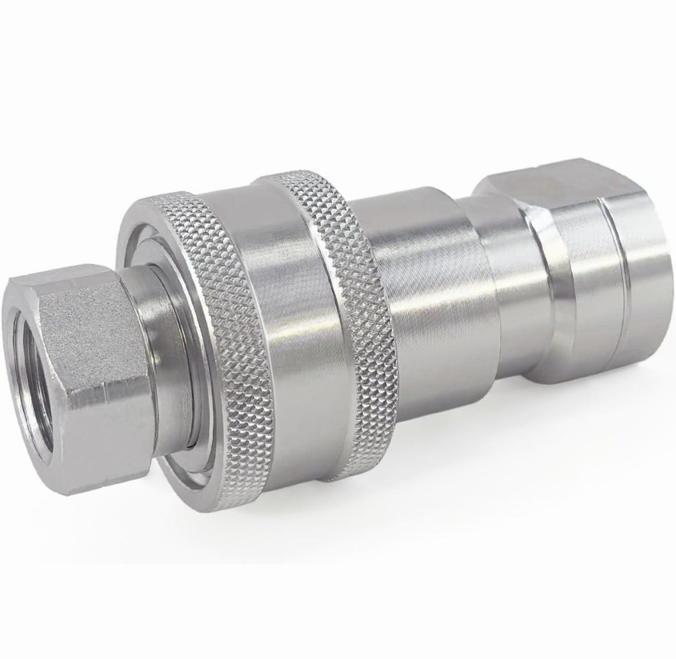 New In Box! 1/2″ NPT Thread ISO7241-B Hydraulic Quick Couplers w. Dust Caps