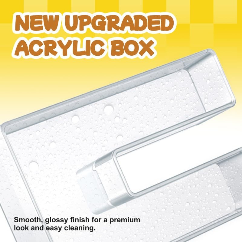 Amzwkt 10 Acrylic Charcuterie Letters Fillable Tray Reusable Alphabet Number