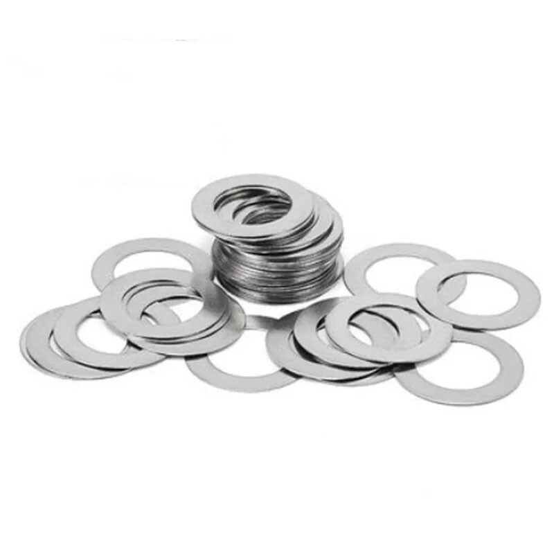 Thin Shim Flat Washer Ultra Gasket Stainless Steel Plain Adjusting Ultrathin M