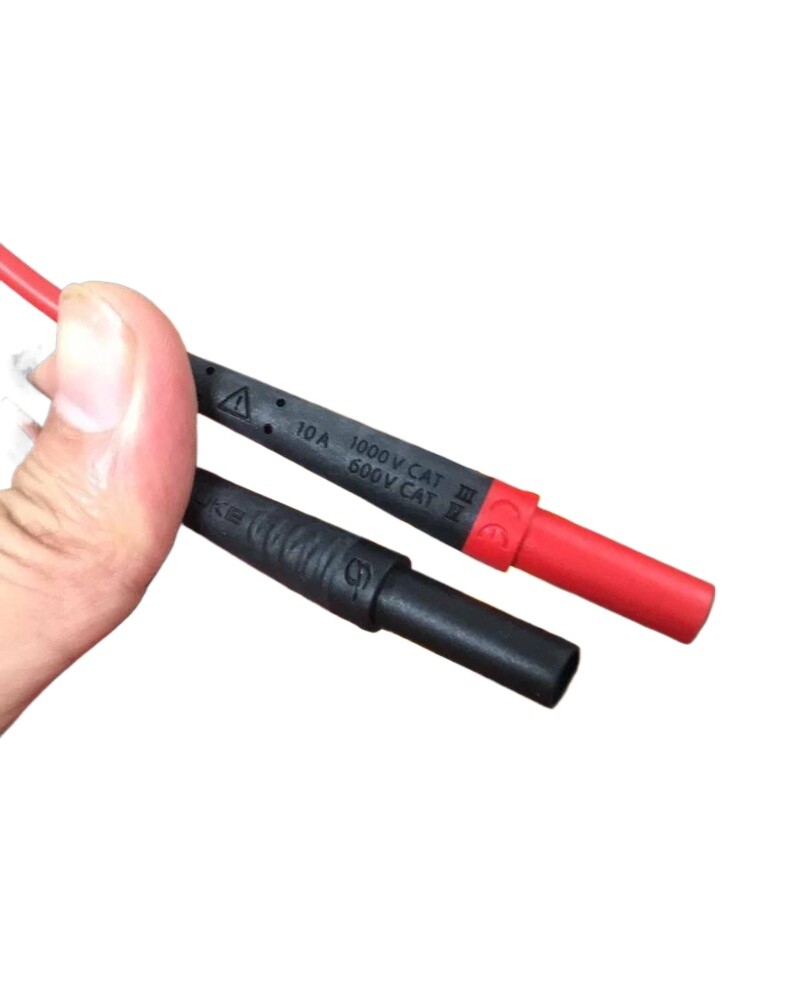 For Fluke TL224 SureGrip Silicone DMM Right Angle Test leads