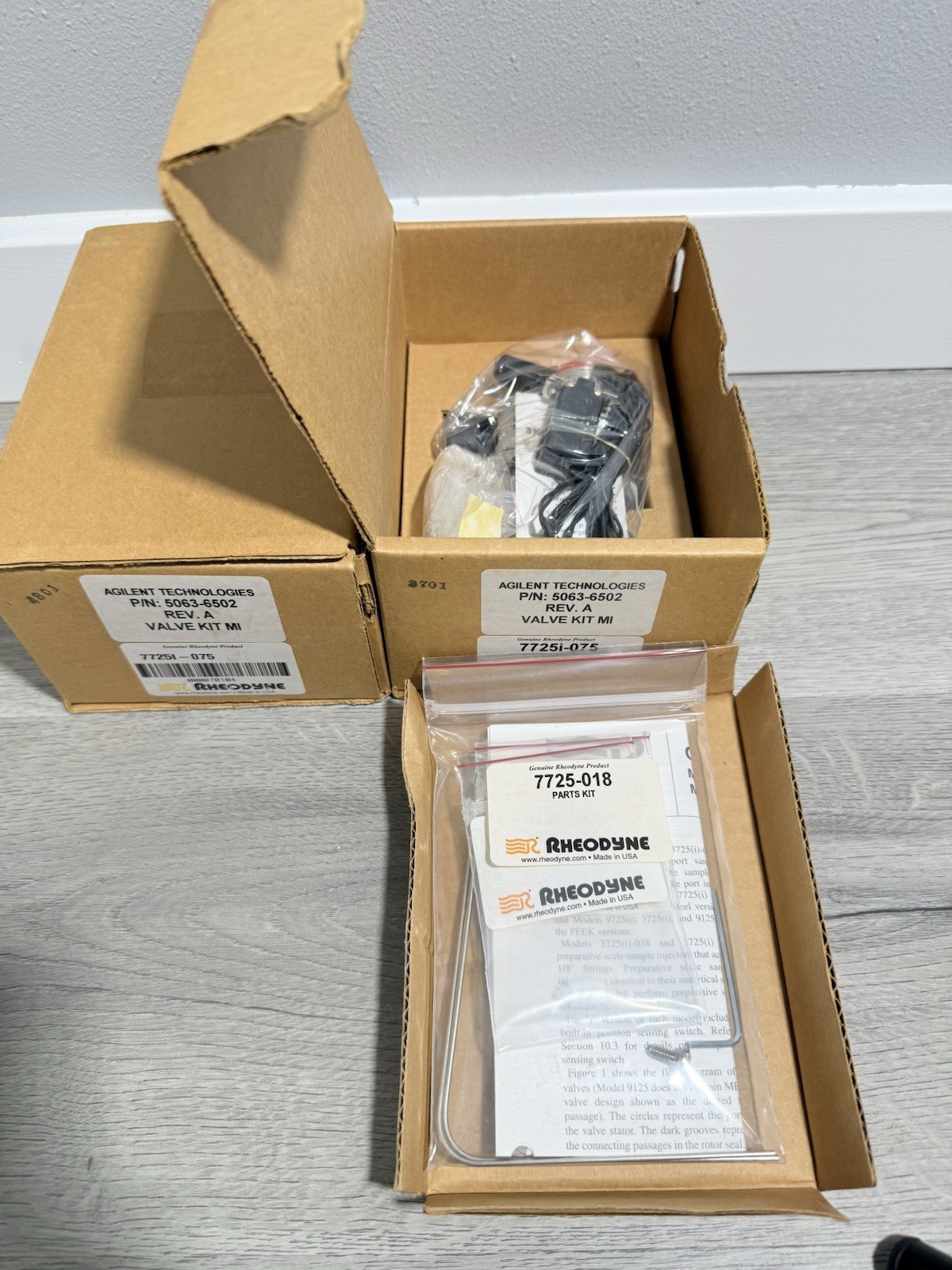 Agilent Technologies Rheodyne Valve Kit MI 5063-6502 7725I-075