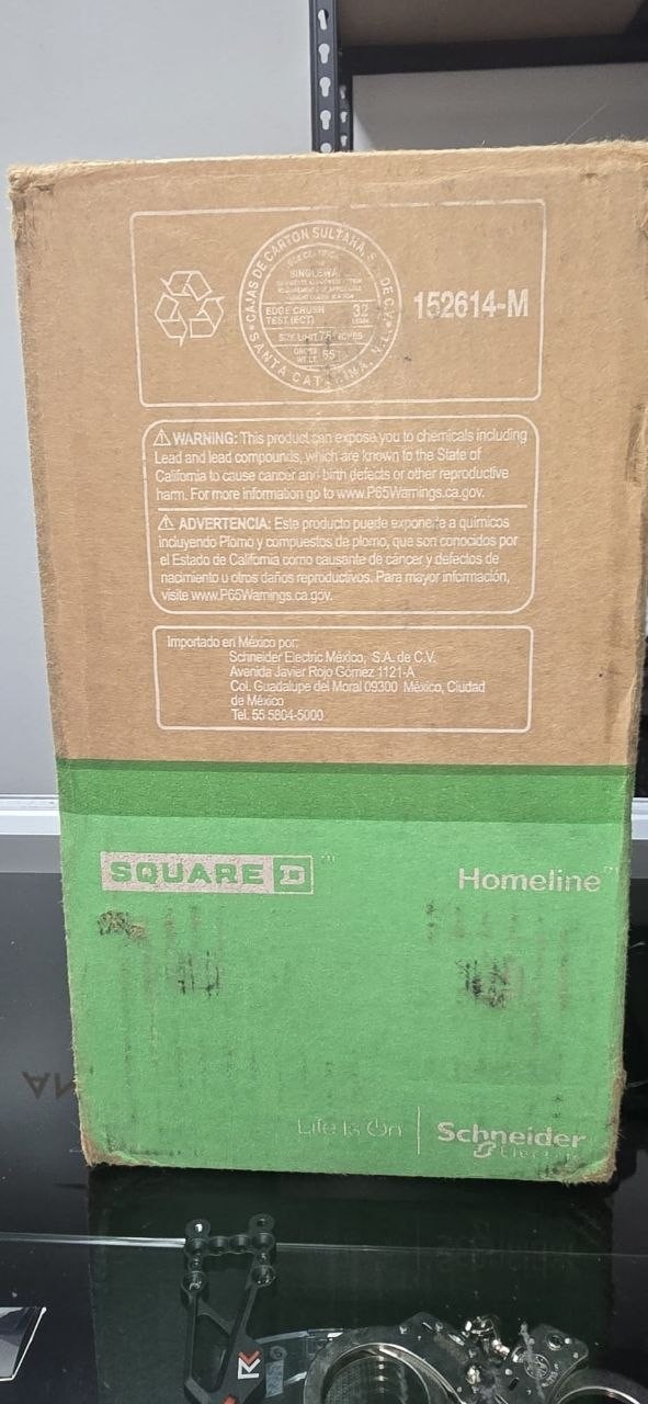 Square D – HOME250SPA Homeline Spa Panel, Load Center With 50-Amp Enclosed Main