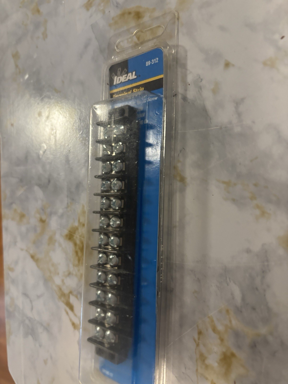 Ideal 89-312 Terminal Strip, 12-Pole, 22-14 AWG