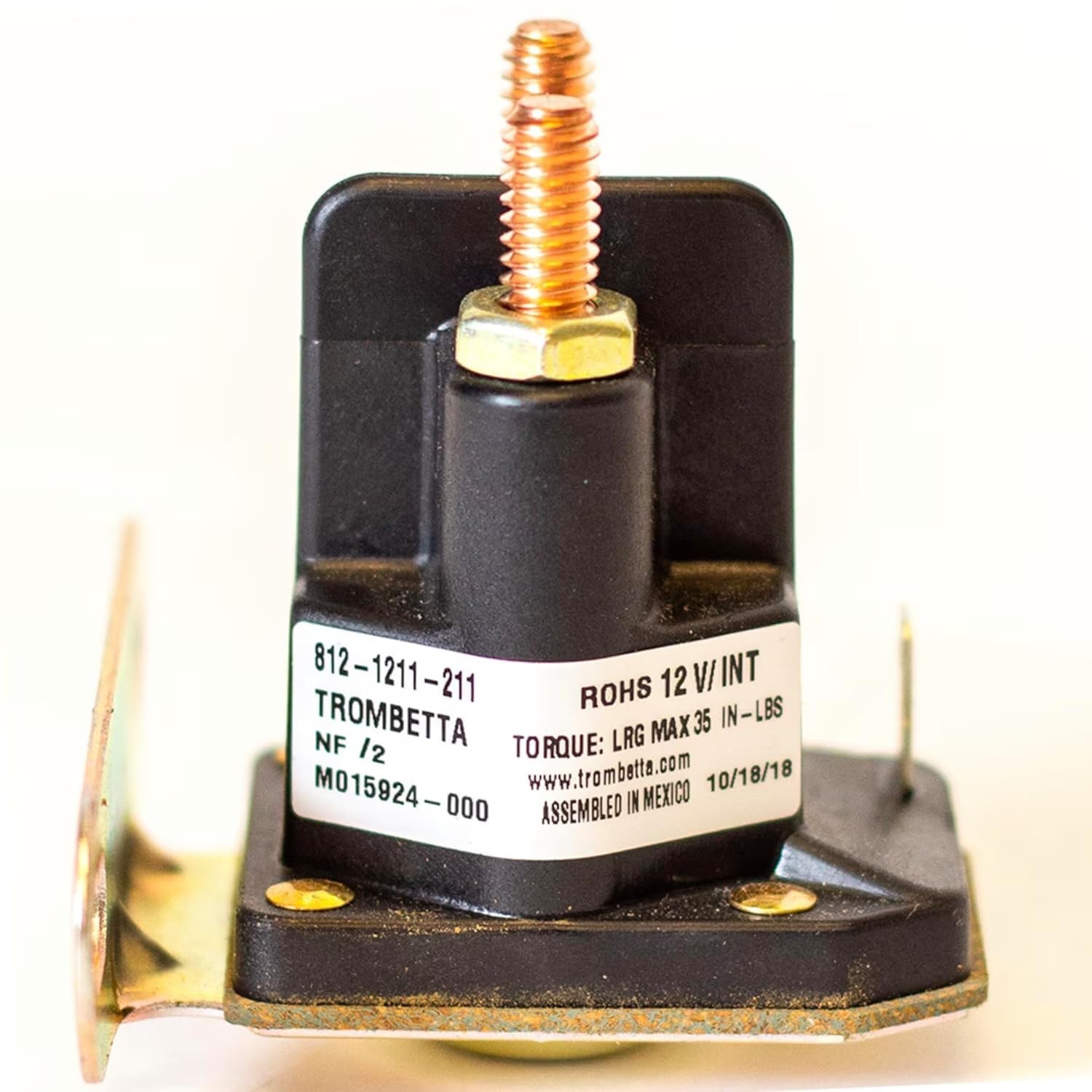 Snowmobile 12V Solenoid, Dust & Liquid Resistant