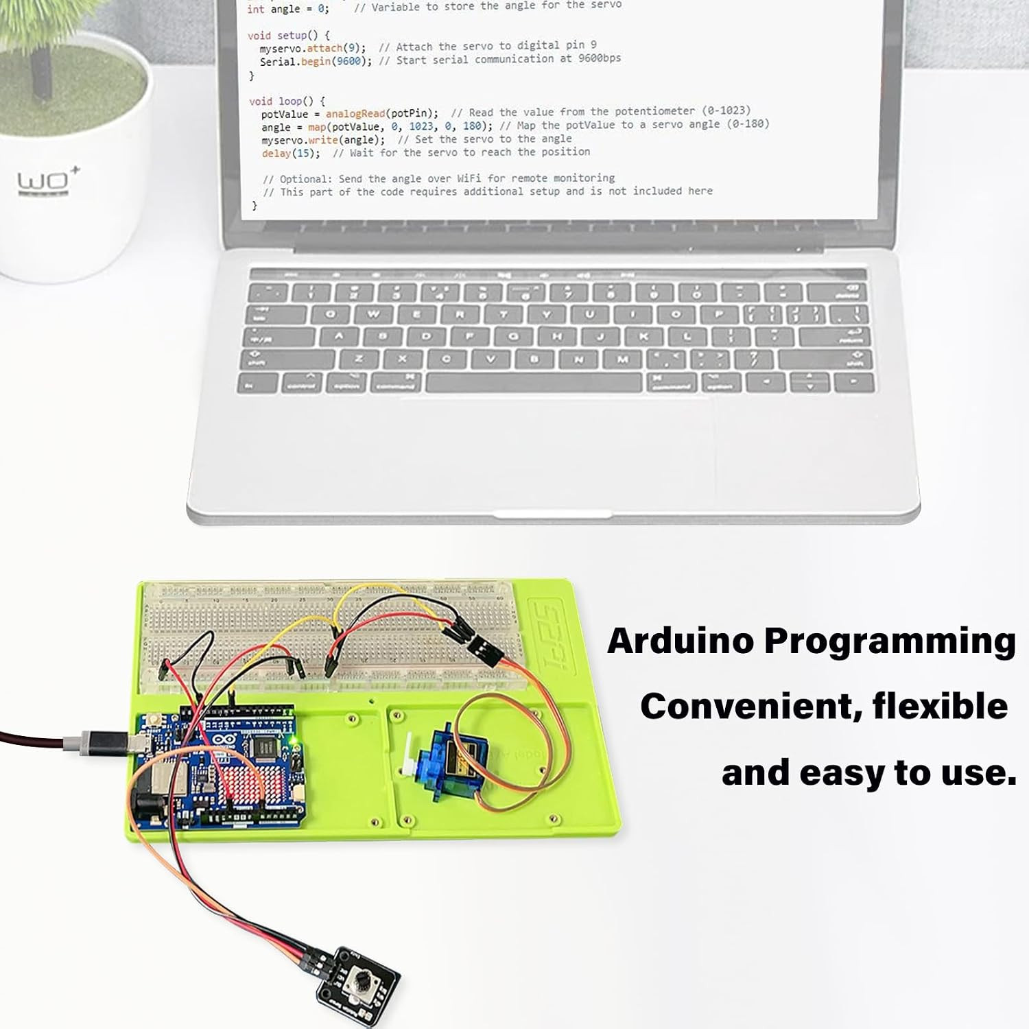 Starter Kit for Arduino UNO R4 Wifi, UNO R4 Wifi Board with Tutorial for Program