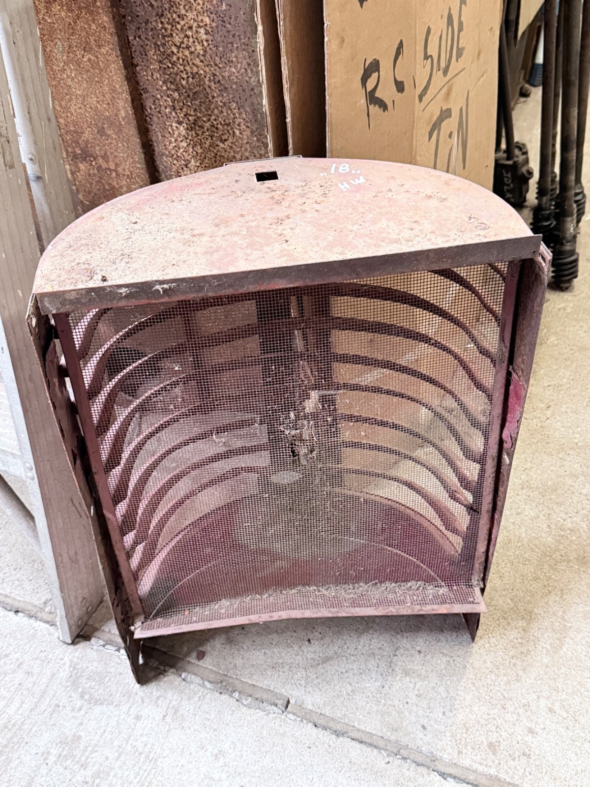 Massey Harris 20 Tractor Grill Mh Sheet Metal Nose Cone Barn Find