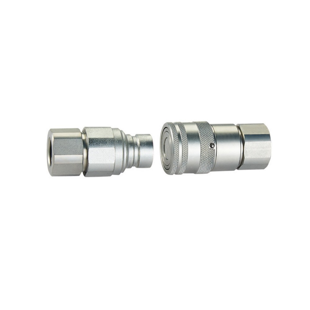 1/2″ NPT Hydraulic Flat Face Quick Connect Couplers Skid Steer Coupler ISO 16028
