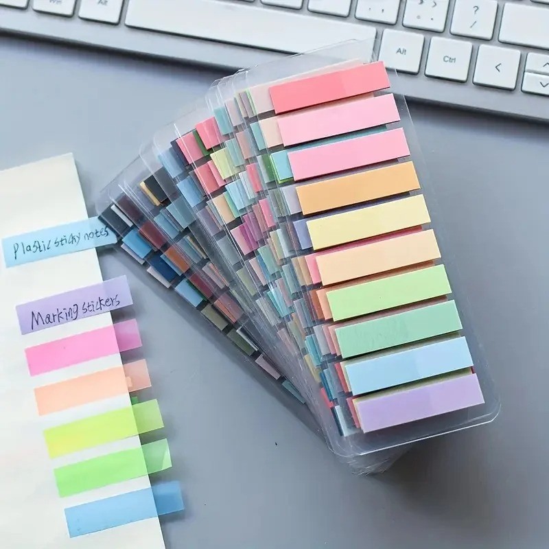 200PCS Page Markers Sticky Index Tabs Book Annotation Bookmark Notes Small Po…