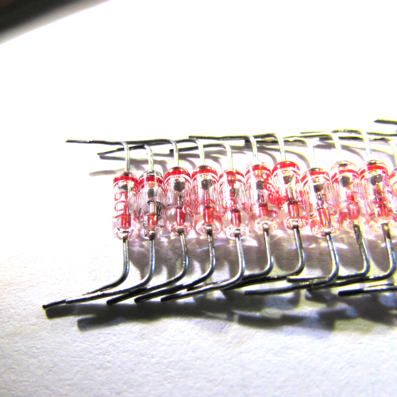 1N34 Transitron Germanium GOLD BONDED Diodes Typical 0.235 to .250V Breakdown 10