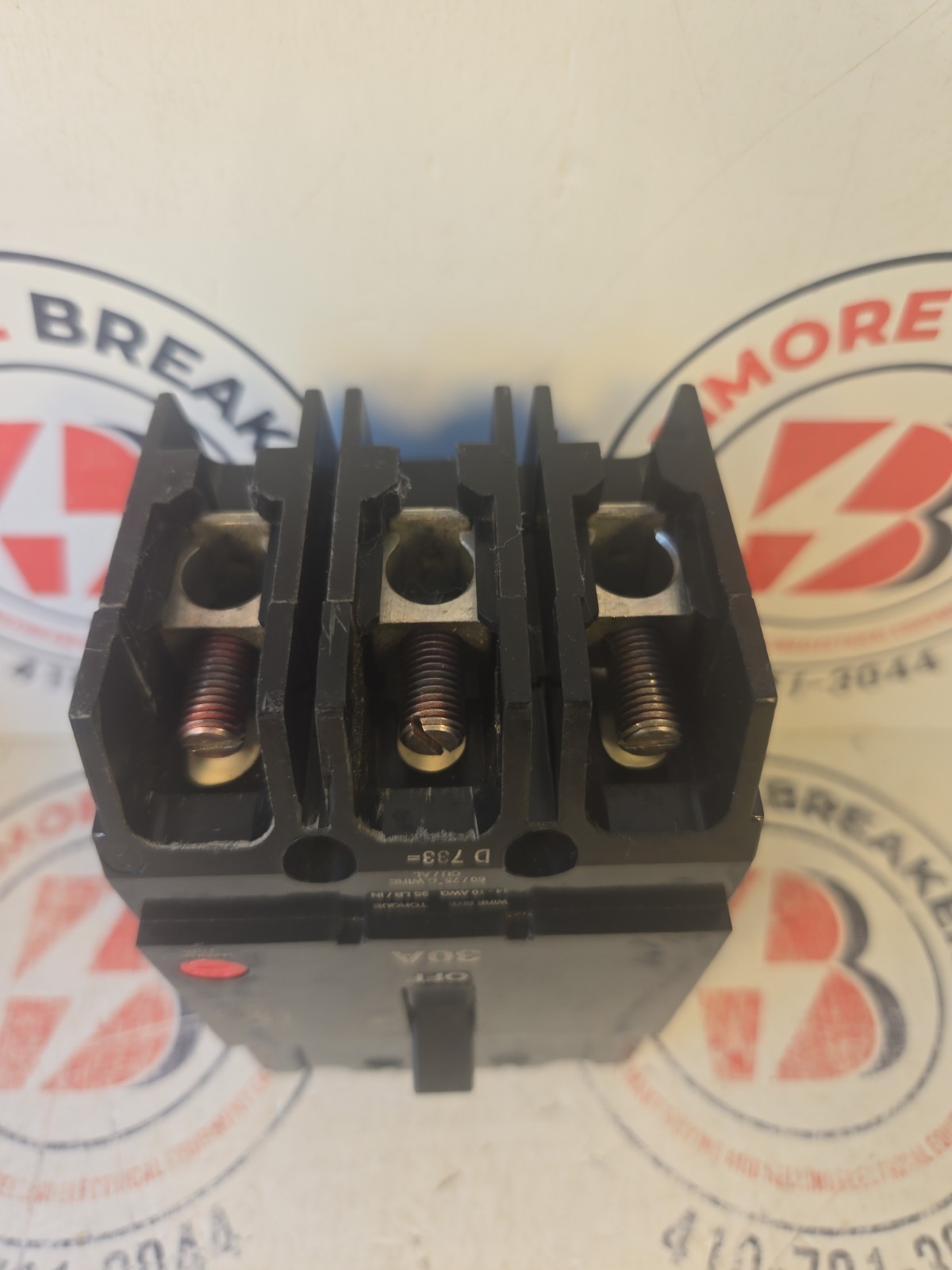✫REFURBISHED✫ General Electric TEY330 Bolt-On Circuit Breaker 30A 3P 277V D3