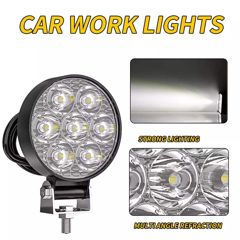 2.5inch 120W LED Work Light Headlights fit John Deere Case New Holland Tractor