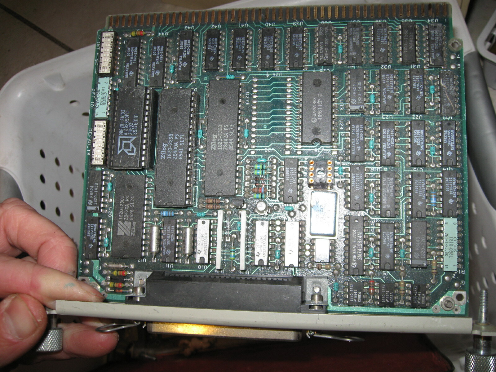 Vintage Hewlett Packard HP 100 OPT Data COM ASYNC/DL Circuit Board Card # 98628A