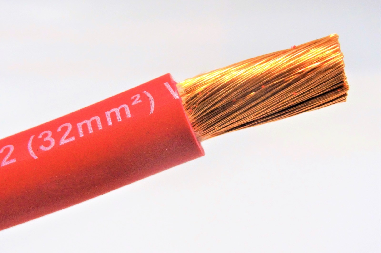 75′ FT EXCELENE 2 AWG GAUGE WELDING & BATTERY CABLE RED NEW MADE IN USA COPPER