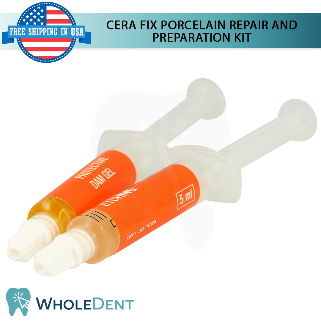 Cera-Fix Porcelain Repair And Preparation Kit Dental Material Etching Gel