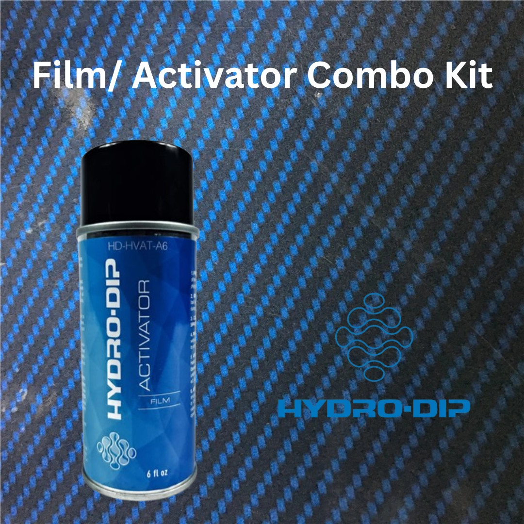 Hydro Dip Film Activator Combo Kit HD-CF107 Blue Candy Carbon Fiber