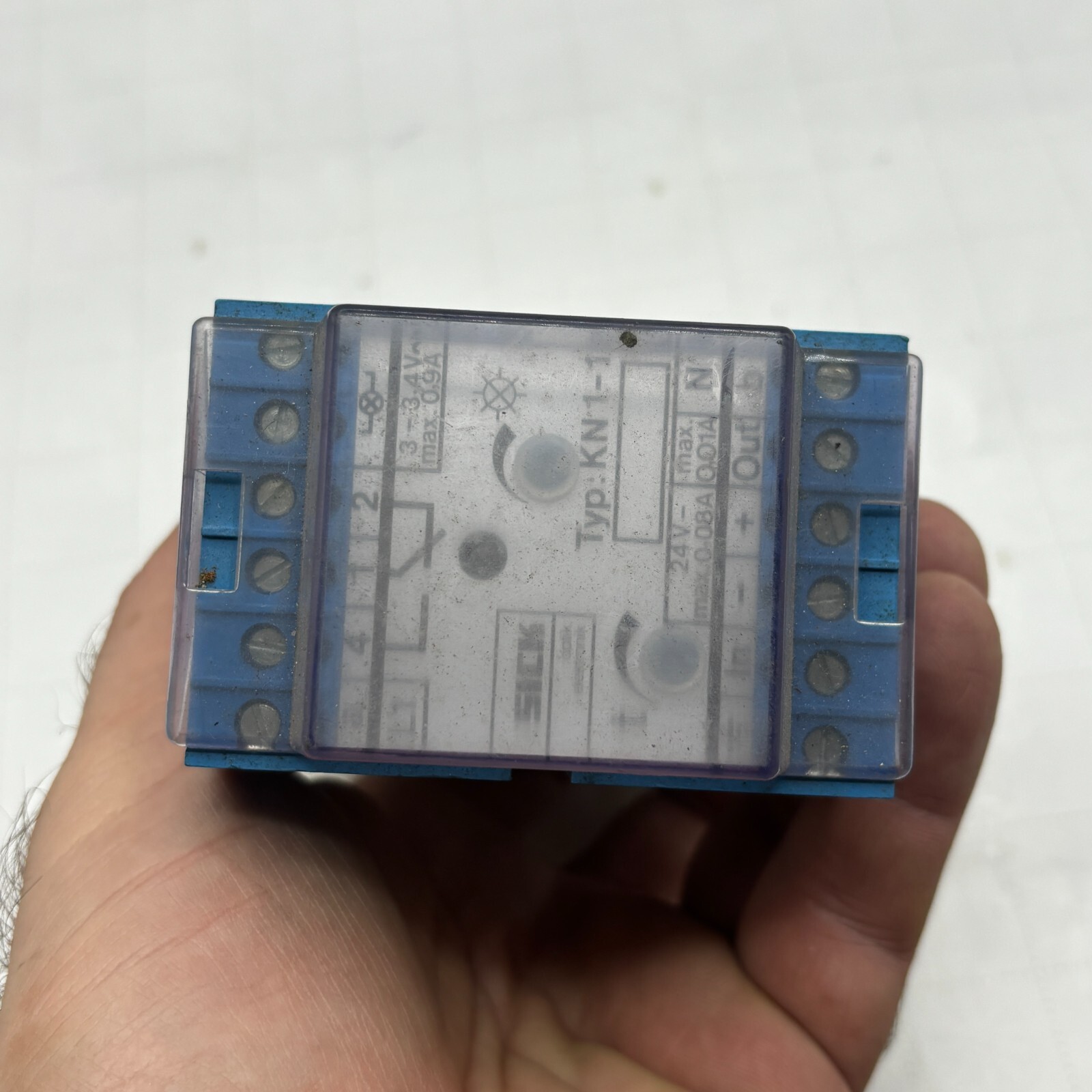 SICK TYPE KN 1-1 SAFETY RELAY KN11, 1381432, 24V, 3-3.4V OPTIK ELEKTRONIC 🎯