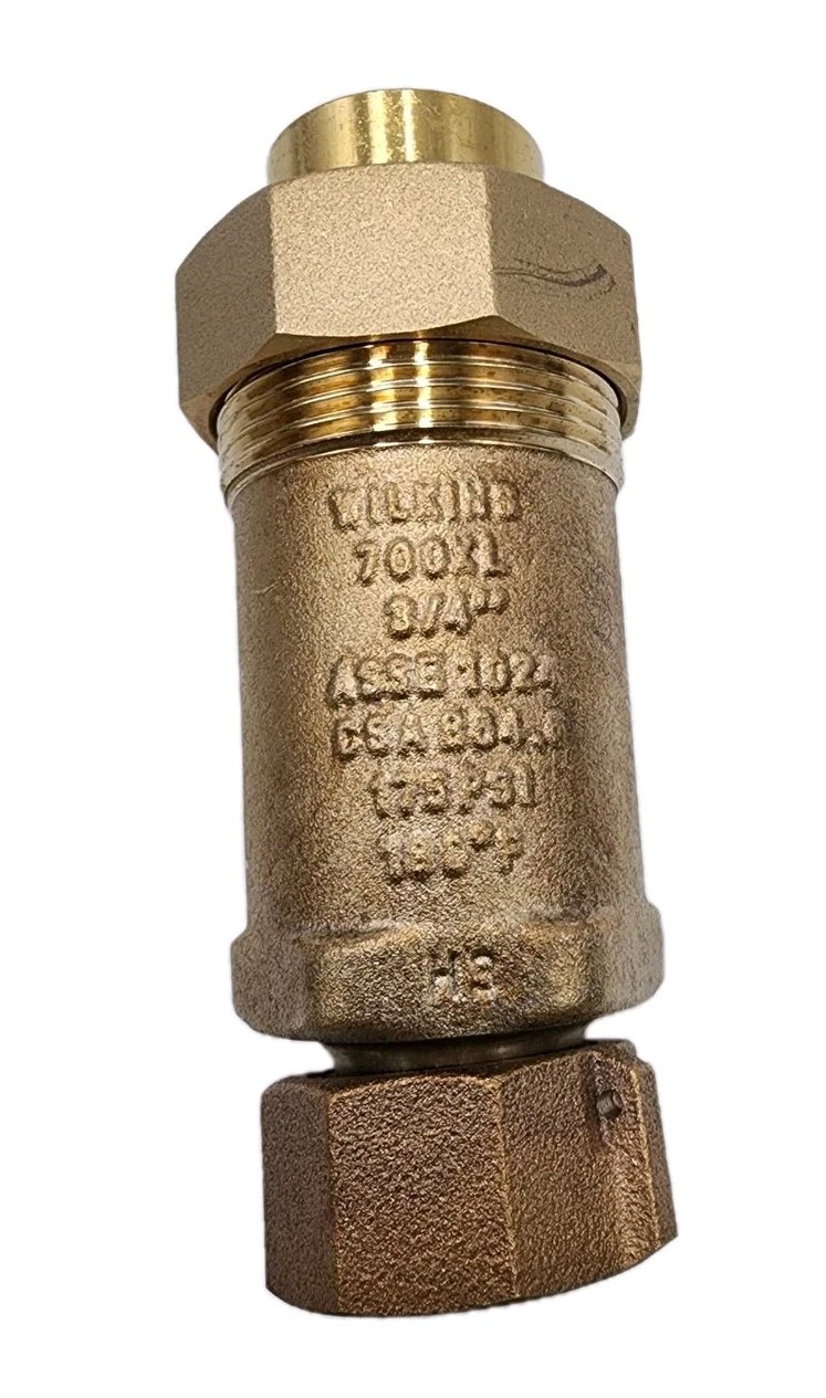 Zurn Wilkins 1UFMX34UF-700XL Dual Check Valve Outlet 3/4″ FNPT / Inlet 1″ FMTC
