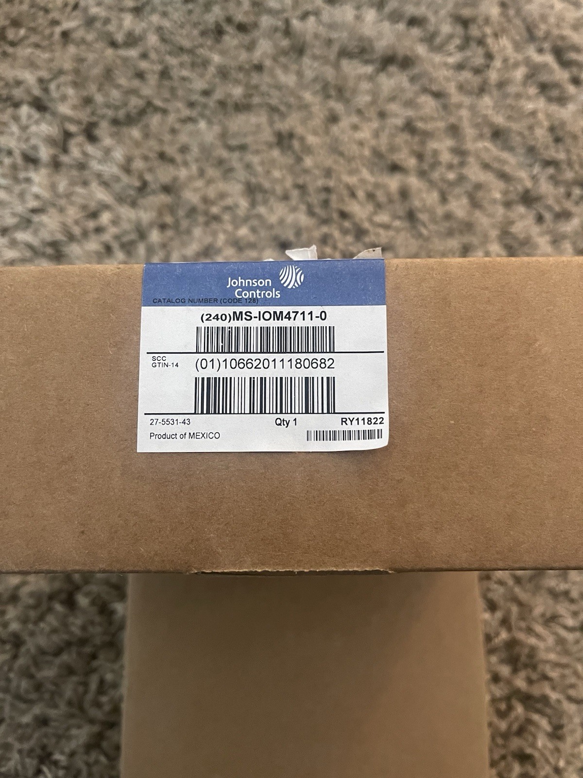 Johnson Controls MS-IOM4711-0 PLC Input/Output Module 17 Point