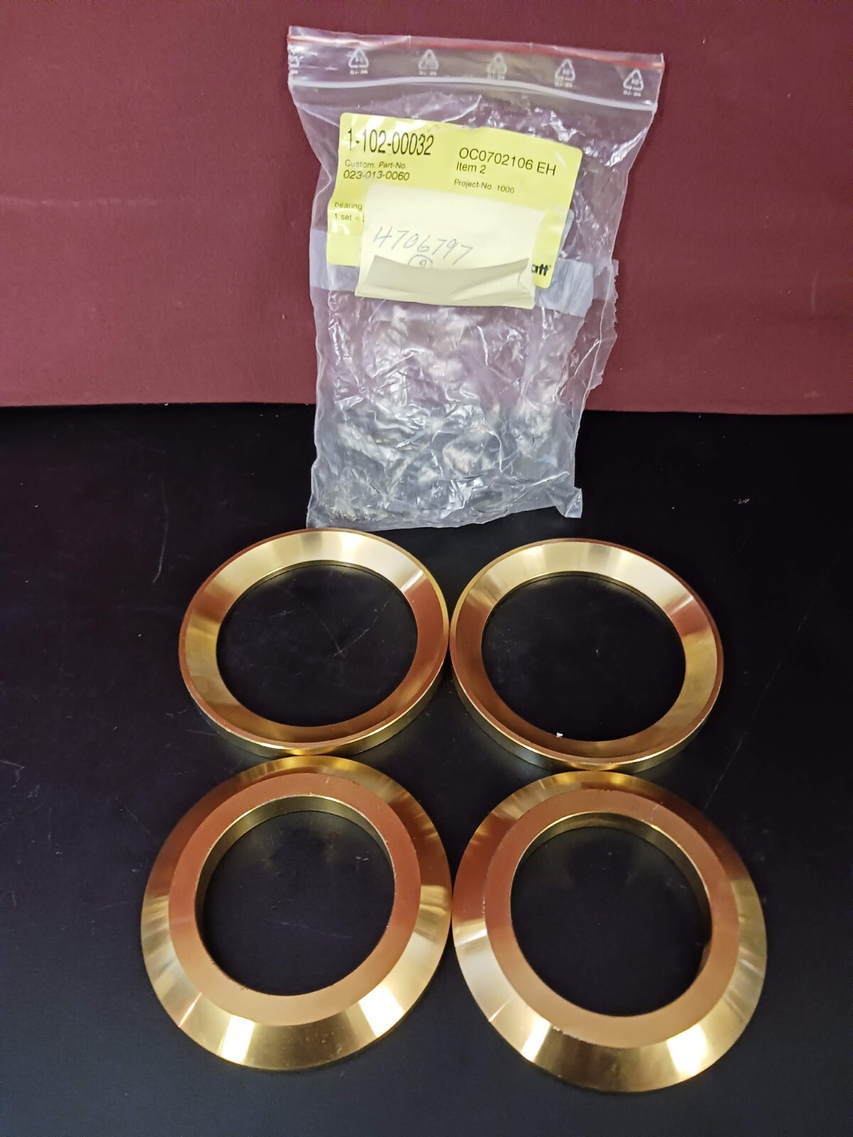 Glatt Bearing Set 1-102-00032 023-013-0060 OC0702106EH 4706797 914-4