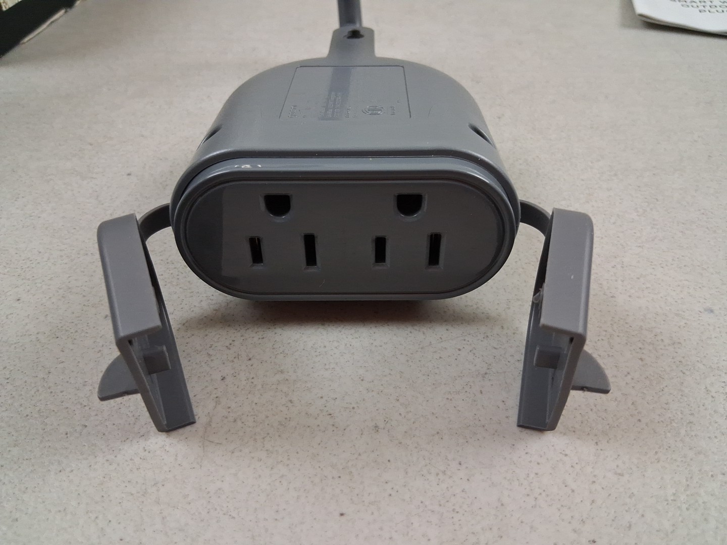 Geeni Outdoor Duo Wi-Fi Smart Plug Weatherproof Dual Socket Wireless Remote