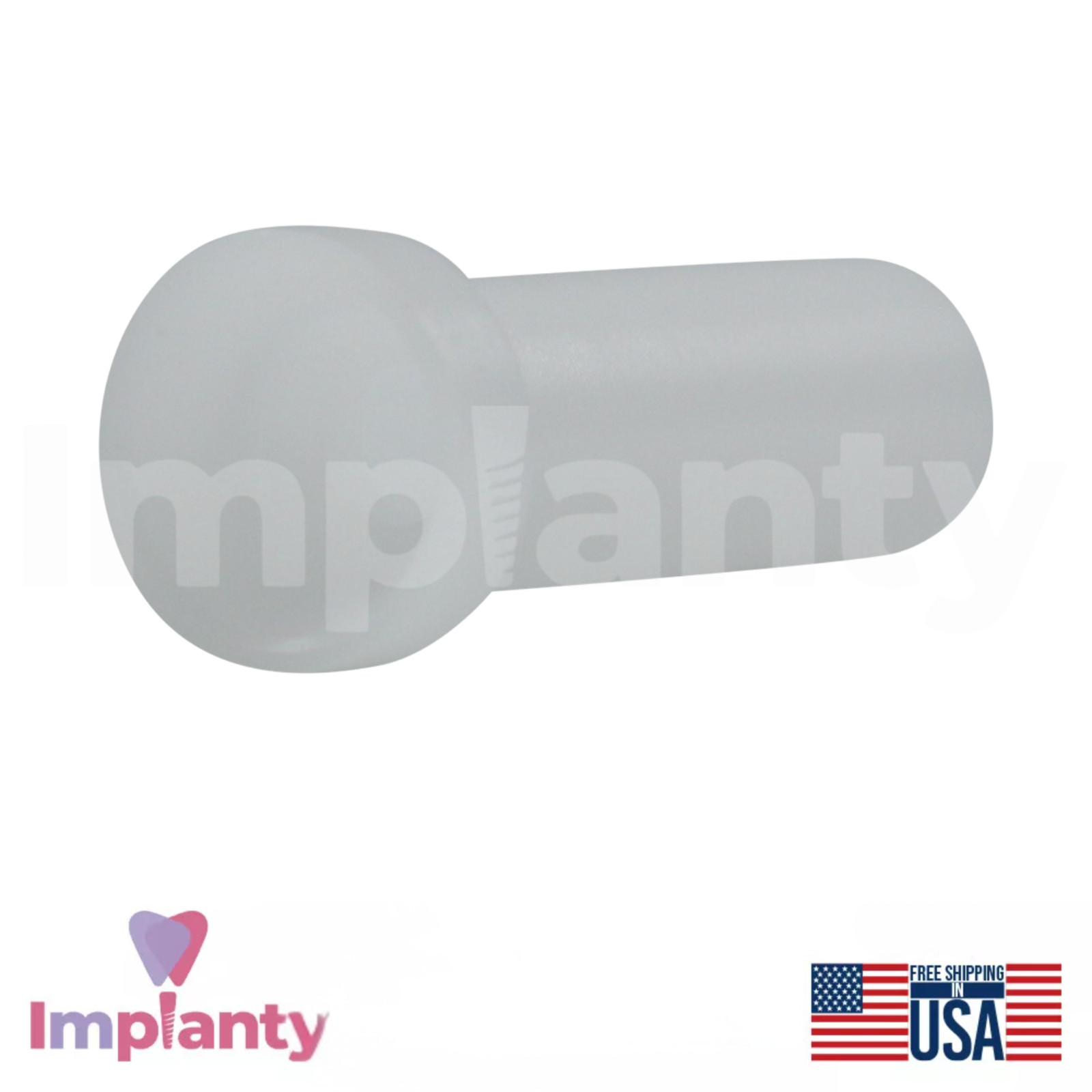 GDT Straight Multi Unit 1.6 Prosthetic Plastic Sleeve Set Int Hex 2.42mm