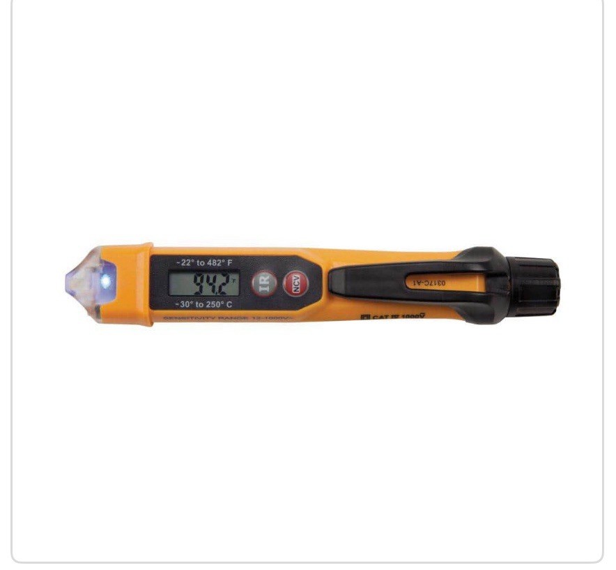 Klein Tools NCVT-41 Non-Contact Voltage Tester with Laser Infrared Thermometer