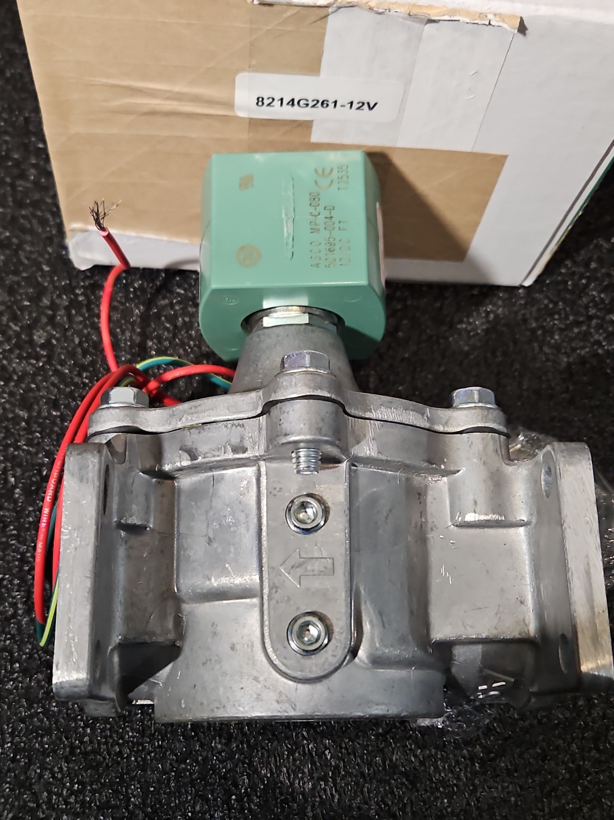Redhat 8214G261 12V Dc Aluminum Fuel Gas Solenoid Valve.