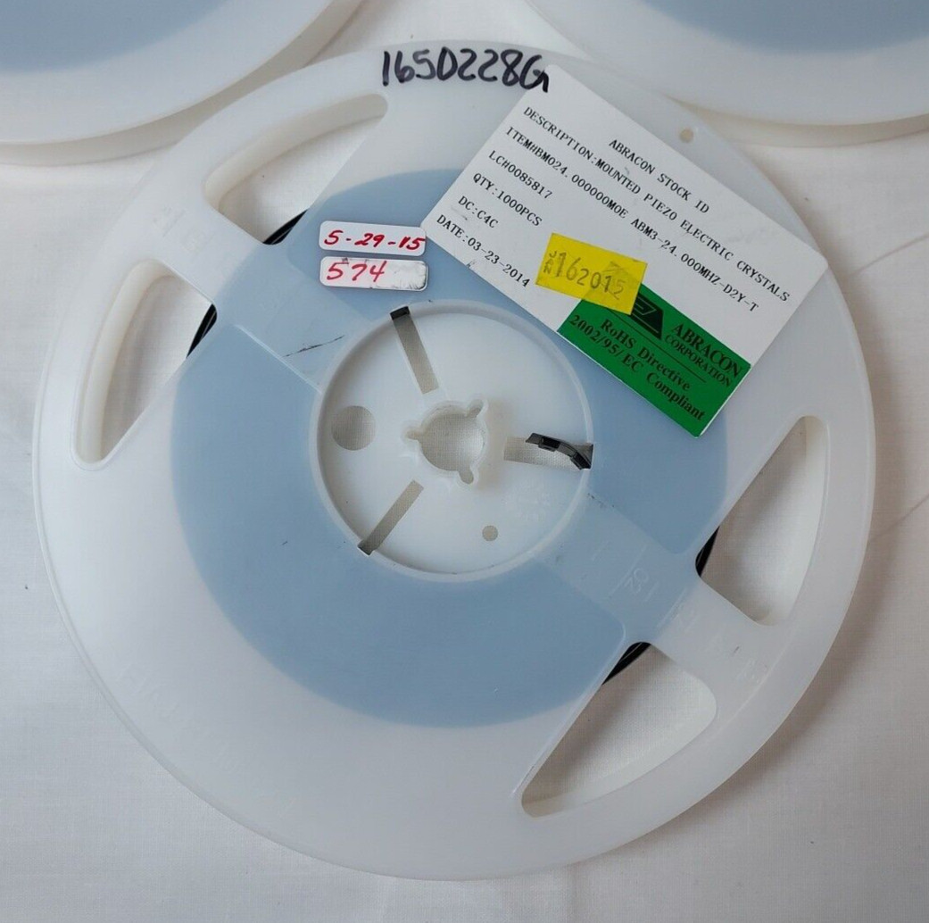 2574 Pack ABRACON ABM3-24.000MHZ-D2Y-T Crystals/Oscillators, 24.0 MHZ, 50OHM