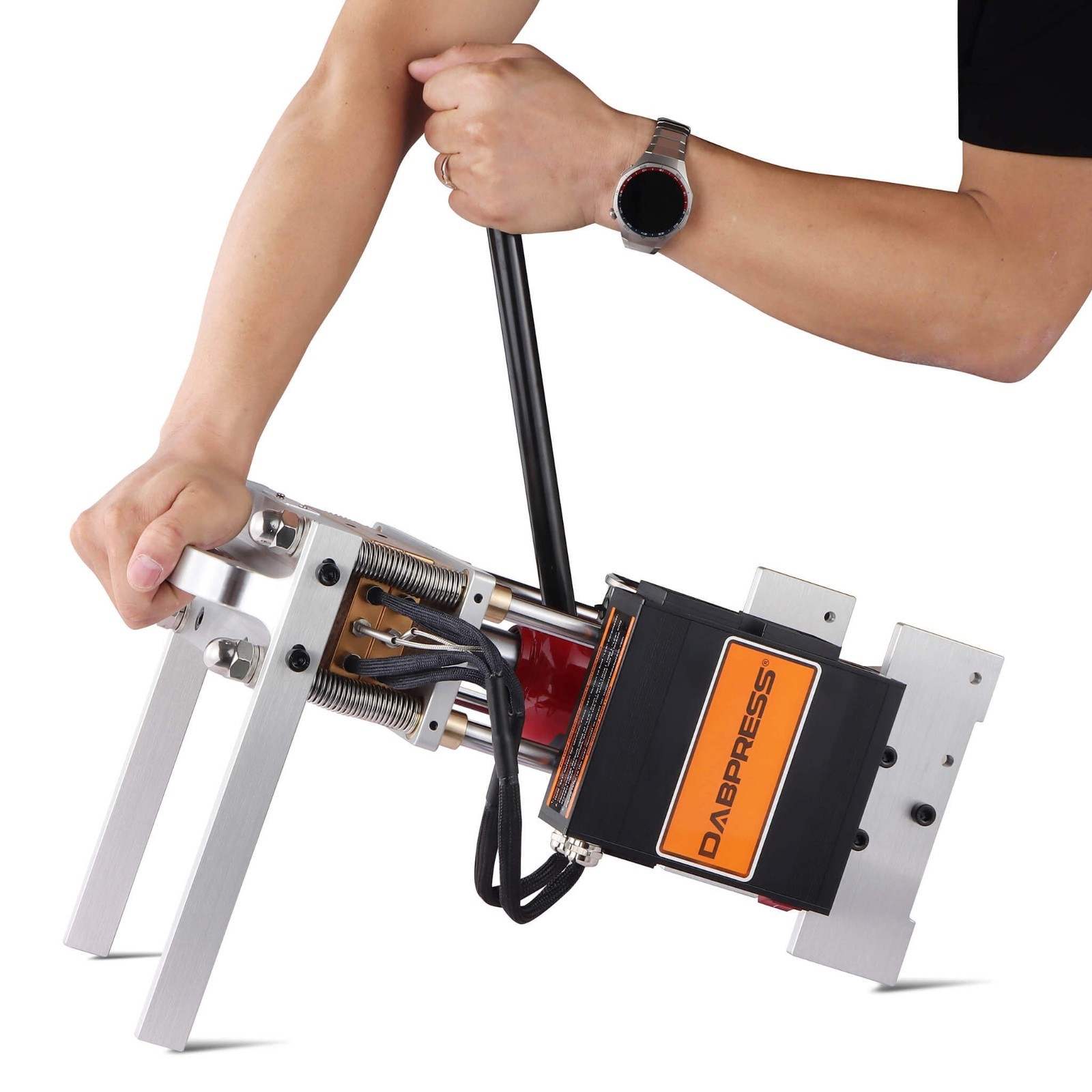 Dabpress Truebar 10 Ton Flagship Press with a Pressure Gauge – 4×7″ Heat Plates