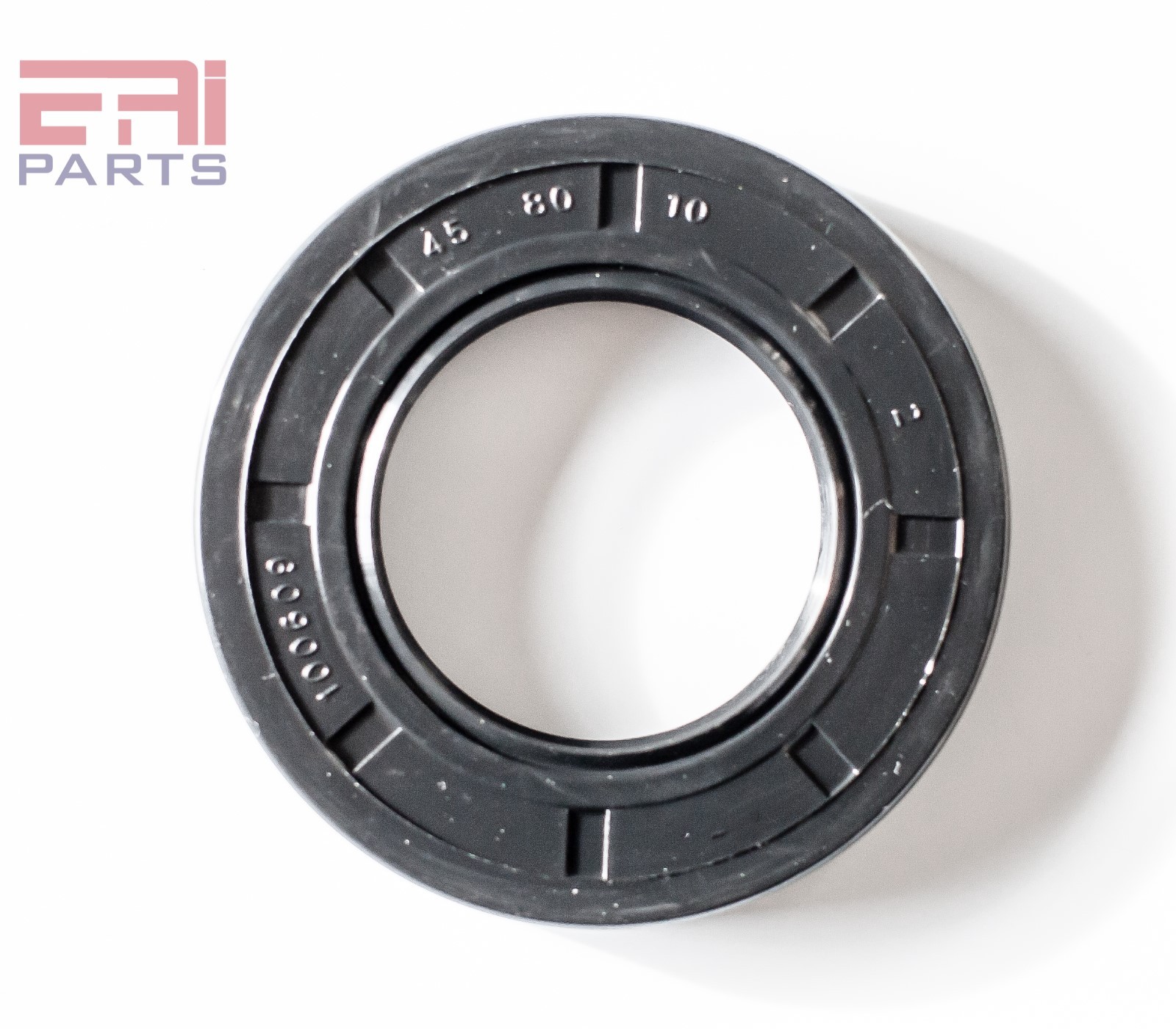 EAI Metric Oil Shaft Seal 45X80X10mm Dust Grease Seal TC Double Lip w/ Spring