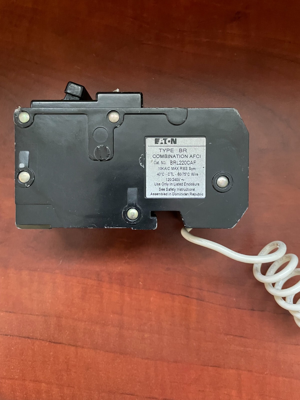 Eaton BRL220CAF 2 Pole Combination Arc Fault Circuit Breaker