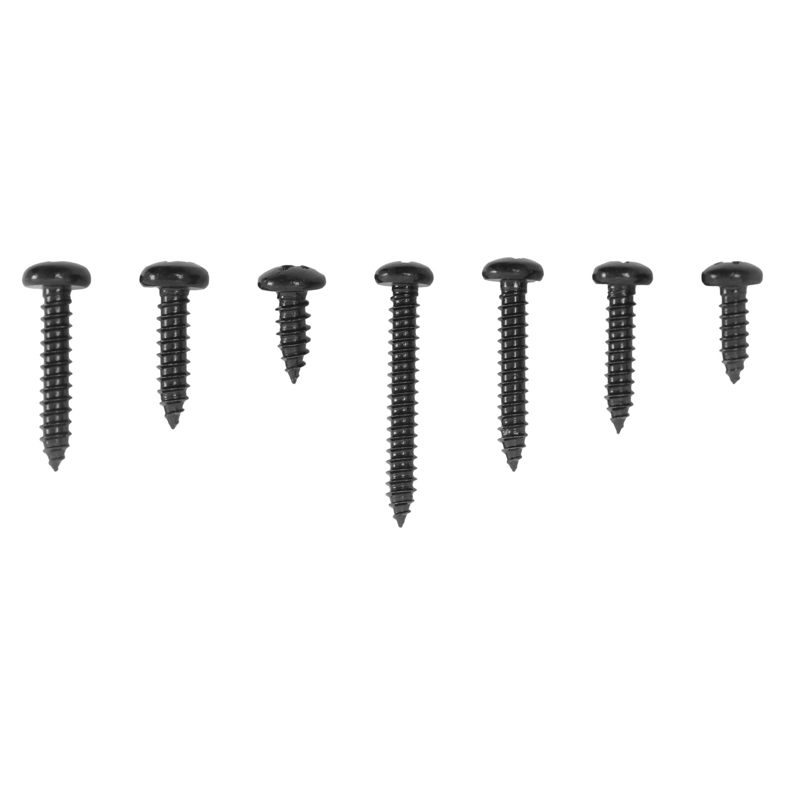 550Pcs 304 Stainless Steel Black Wood Screws, Phillips Pan Head Assortment Kit