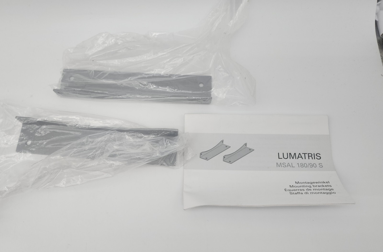 Waldmann luminaire 408001035-00514268 Side Mount Bracket (170mm 6.7″ Wide) Pair