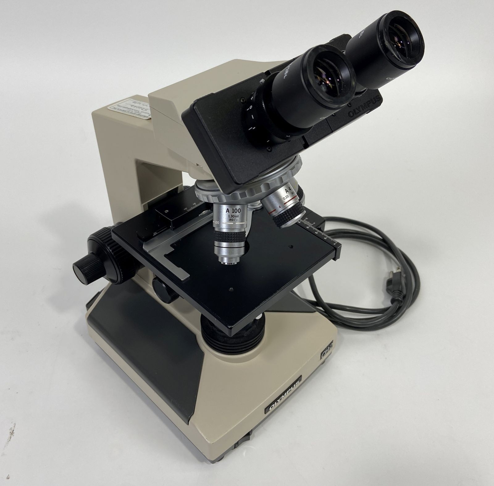 Olympus CHT CH-2 Binocular Laboratory Microscope 4X 10X 40X 100X 14
